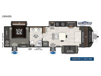 Sprinter Limited 330KBS Floorplan