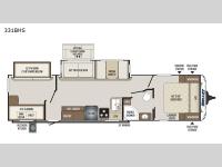 Bullet 331BHS Floorplan