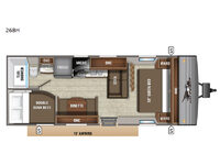 Jay Flight 26BH Floorplan Image