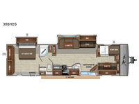 Jay Flight 38BHDS Floorplan Image