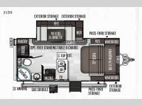 Flagstaff Micro Lite 21DS Floorplan
