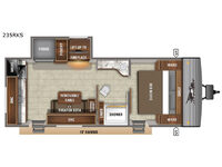 Jay Flight SLX 8 235RKS Floorplan