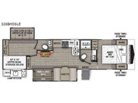 Freedom Express Liberty Edition 326BHDSLE Floorplan Image