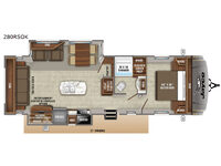 Eagle HT 280RSOK Floorplan Image