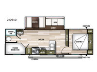 Wildwood 28DBUD Floorplan Image