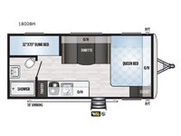 Springdale Mini 1800BH Floorplan Image