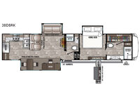 Cedar Creek Hathaway Edition 38DBRK Floorplan