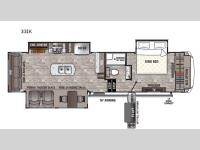 Cedar Creek Silverback 33IK Floorplan Image
