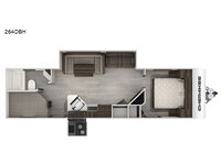 Cherokee 264DBH Floorplan Image