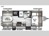 Rockwood GEO Pro 19RD Floorplan