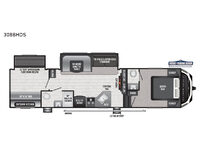 Hideout 308BHDS Floorplan