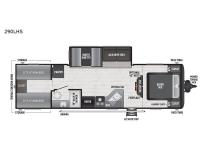 Hideout 290LHS Floorplan
