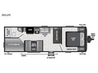 Hideout 262LHS Floorplan Image