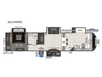 Sprinter 3611FWFKS Floorplan Image