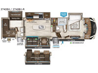 Solitude S-Class 3740BH Floorplan Image