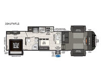 Sprinter 3341FWFLS Floorplan Image