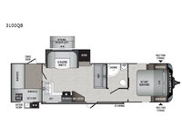 Passport 3100QB GT Series Floorplan Image
