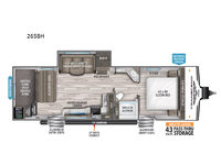 Transcend Xplor 265BH Floorplan Image