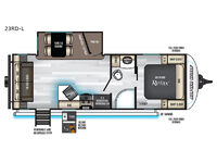 Cherokee Alpha Wolf 23RD-L Floorplan Image