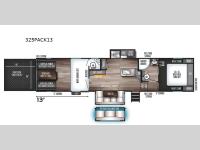 Cherokee Wolf Pack 325PACK13 Floorplan