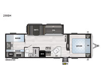 Springdale 298BH Floorplan Image