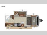 White Hawk 23MRB Floorplan
