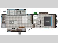 Cruiser Aire CR28RD Floorplan