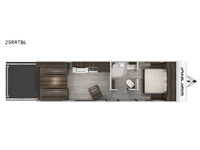 Cherokee Grey Wolf Black Label 25RRTBL Floorplan Image