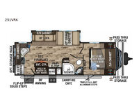 SportTrek 251VRK Floorplan Image