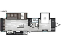 SolAire Ultra Lite 316RLTS Floorplan