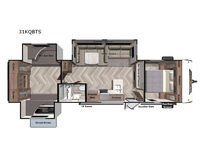 Wildwood 31KQBTS Floorplan