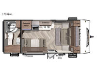 Wildwood X-Lite 171RBXL Floorplan
