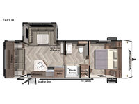 Wildwood X-Lite 24RLXL Floorplan Image