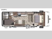Wildwood X-Lite 261BHXL Floorplan