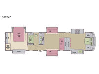 Columbus Compass 387FKC Floorplan