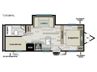 Used 2020 Forest River RV Wildwood X-Lite T241BHXL image
