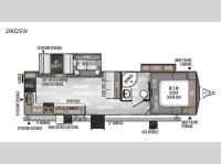 Rockwood Ultra Lite 2902SW Floorplan