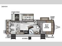 Rockwood Ultra Lite 2604SW Floorplan