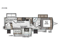 Rockwood Ultra Lite 2910SB Floorplan