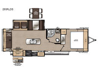Catalina Legacy 293RLDS Floorplan