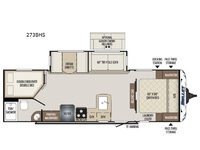 Bullet 273BHS Floorplan Image