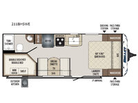 Bullet 211BHSWE Floorplan Image