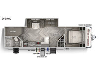 Wildwood Heritage Glen Hyper-Lyte 26BHHL Floorplan Image