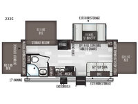Flagstaff Shamrock 233S Floorplan
