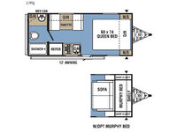 Clipper 17FQ Floorplan