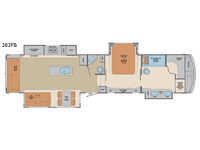 Columbus 383FB Floorplan