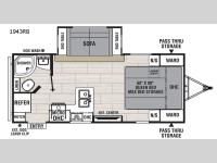 Spirit Ultra Lite 1943RB Floorplan