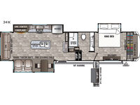 Cedar Creek Hathaway Edition 34IK Floorplan