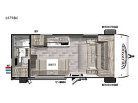 Wildwood FSX 167RBK Floorplan