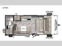 Wildwood FSX 167RBK Floorplan